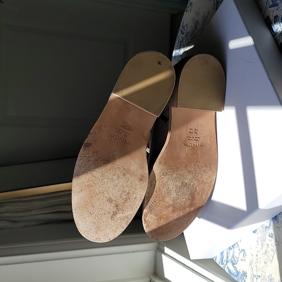 Vince Cabria Lace Up Suede Boot LT Smokewood 9.5 - Picture 11 of 11